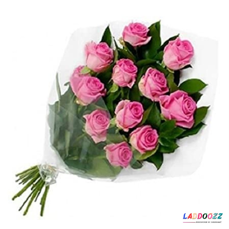 Fresh Flower Bouquet 10 pink rose